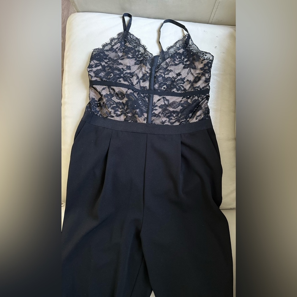 Floral lace jumpsuit , express size 12